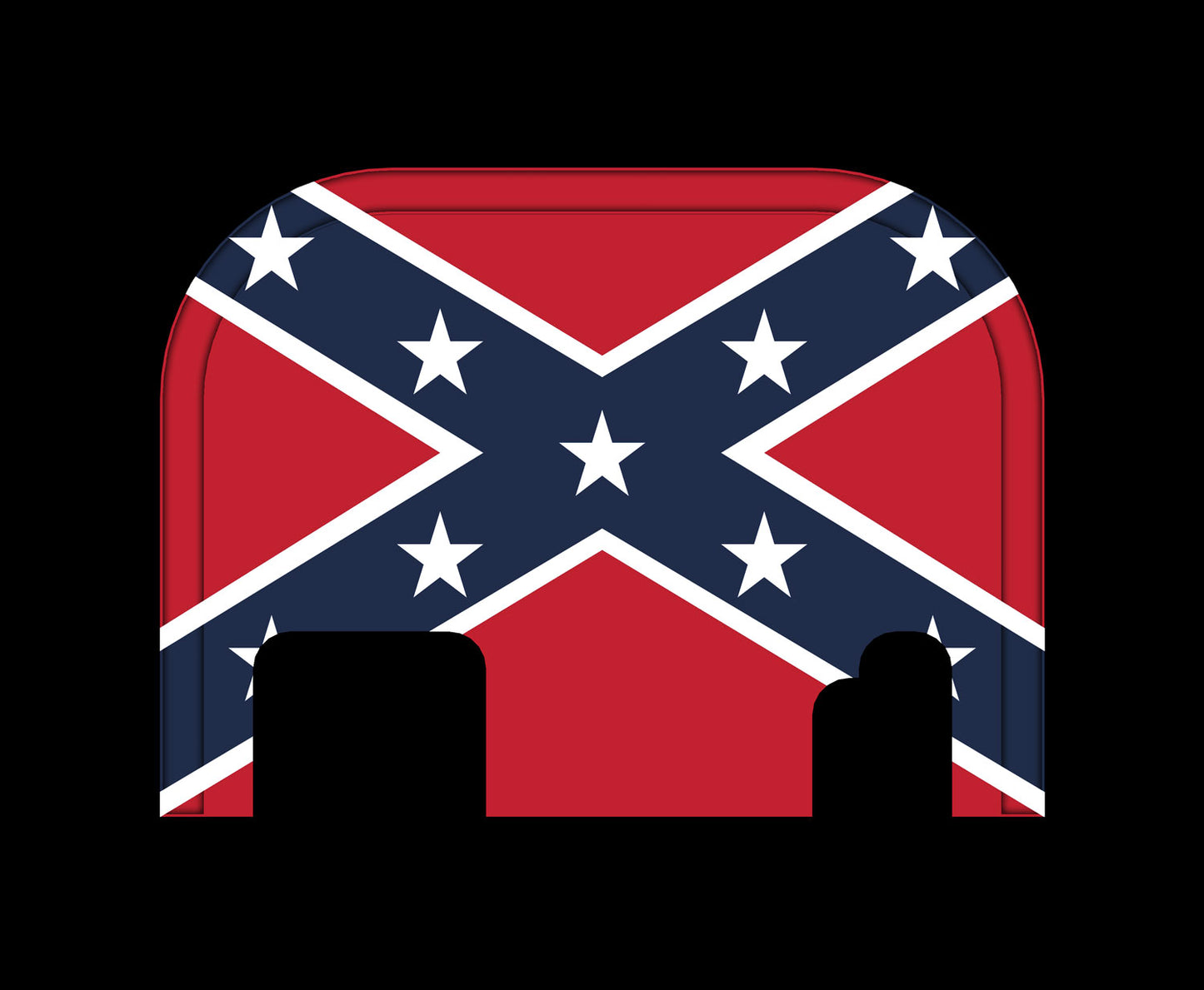Confederate Flag - Glock Back Plate