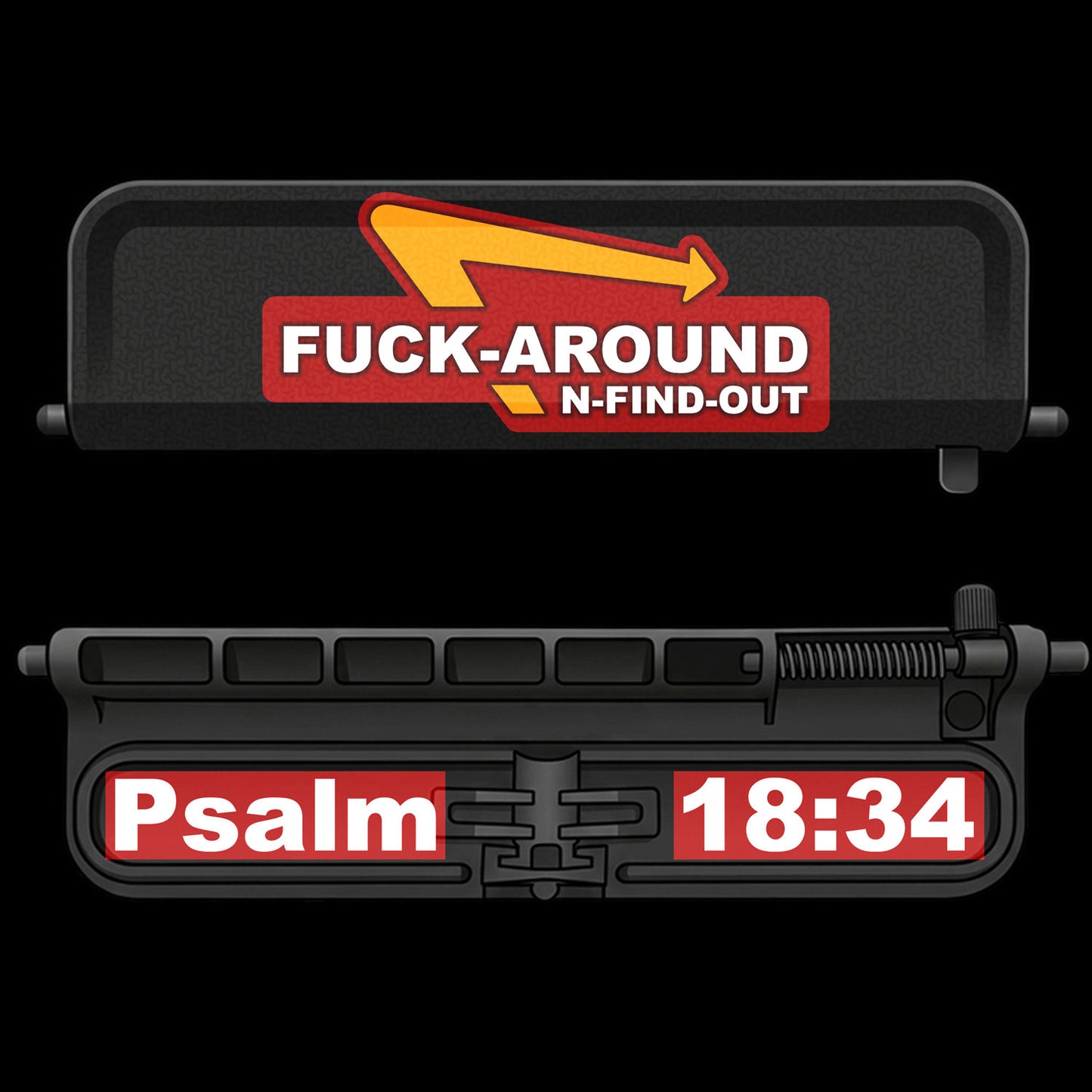 FAFO Burger - AR-15 Dust Cover