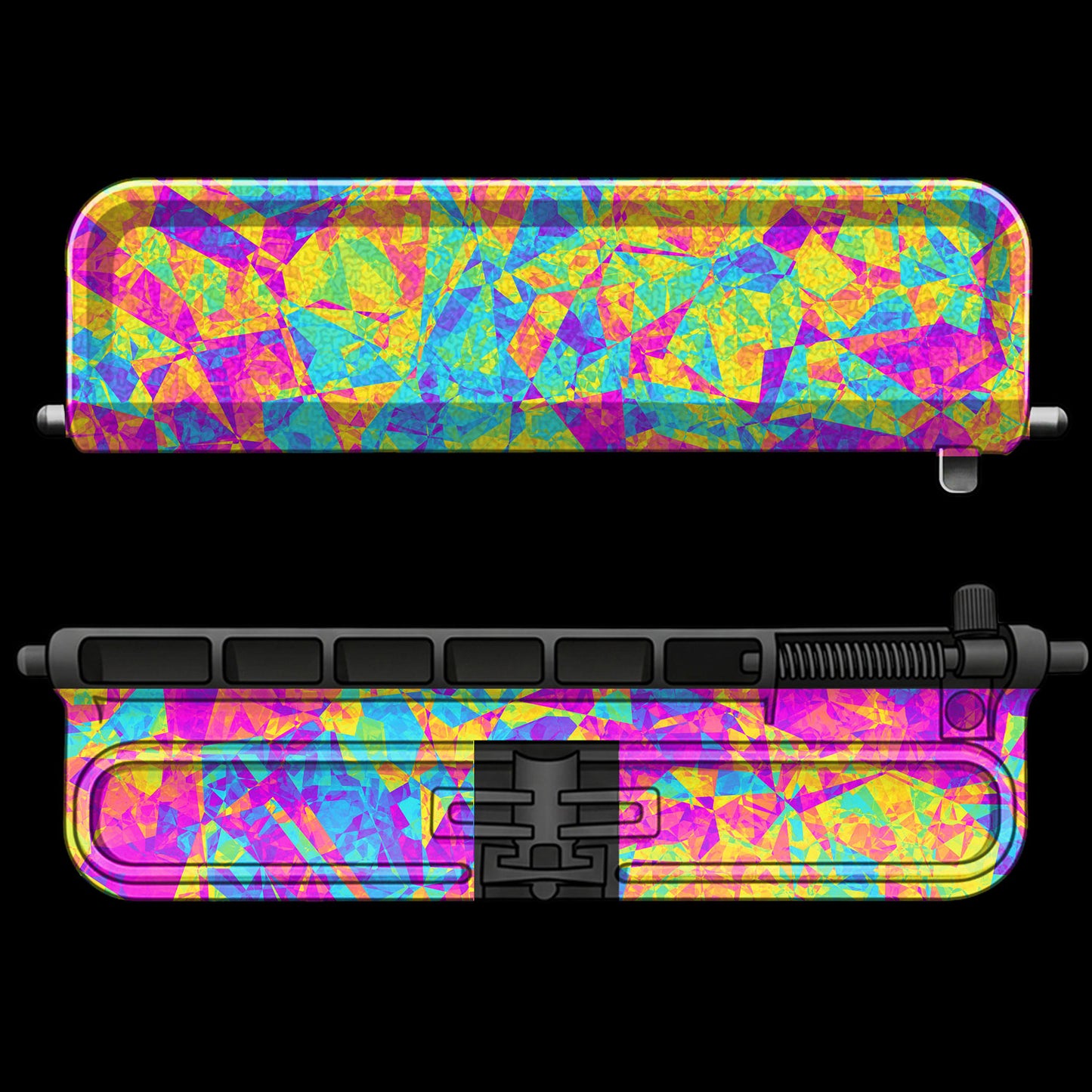 Rainbow Mosaic - AR-15 Dust Cover