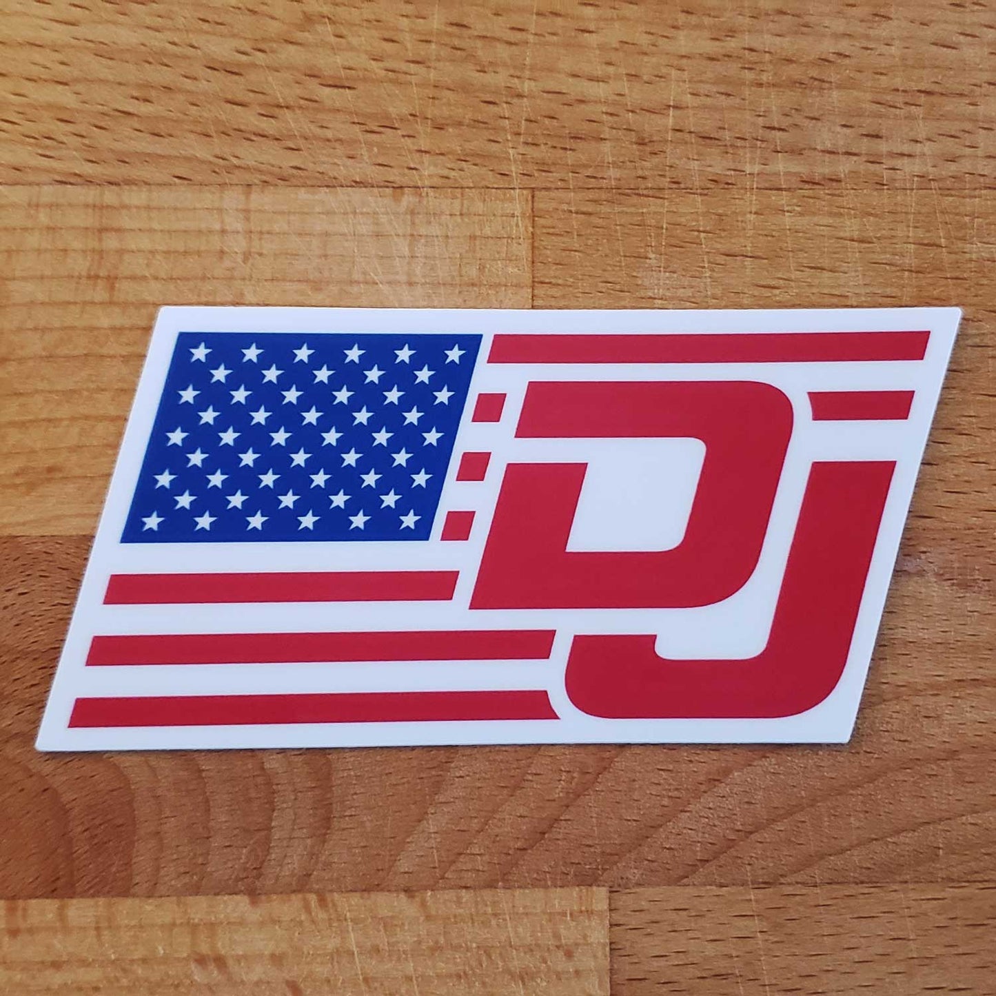 Dirty J Flag Sticker