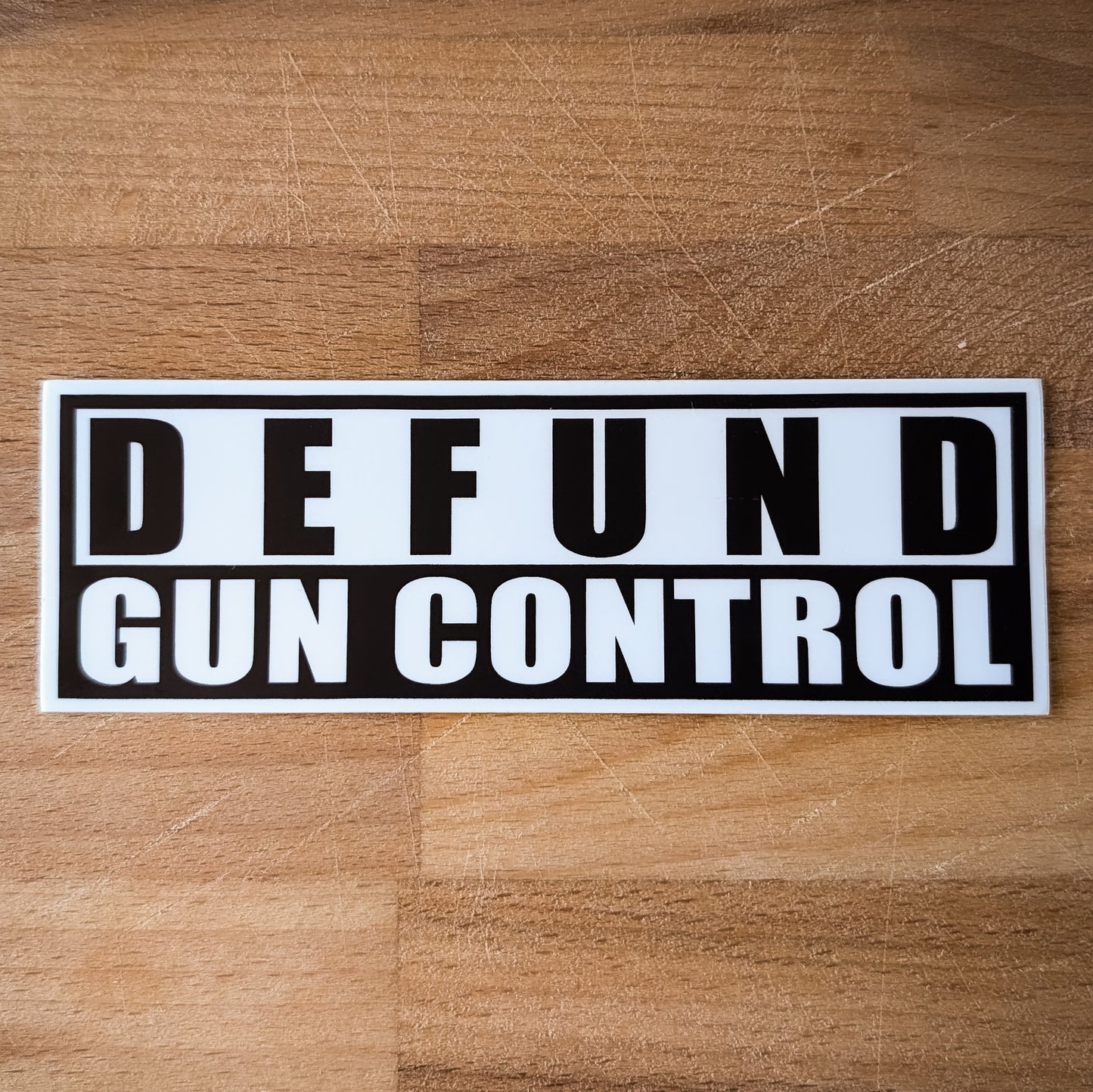 Defund Gun Control Sticker