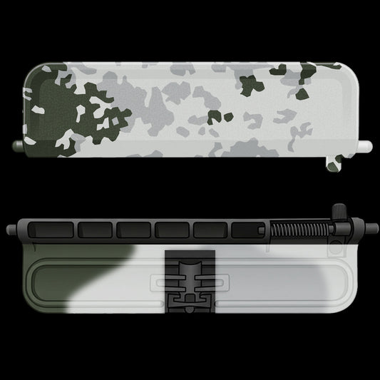 German Flecktarn Snow - AR-15 Dust Cover