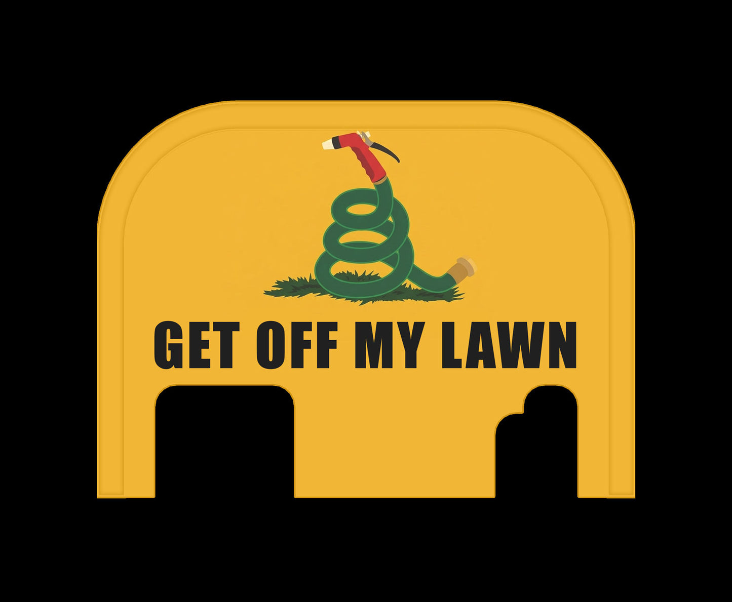 Get Off My Lawn - Glock Back Plate