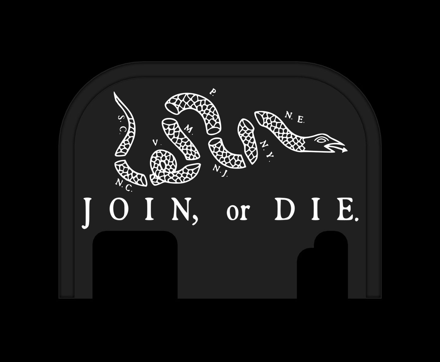 Join Or Die - Glock Back Plate
