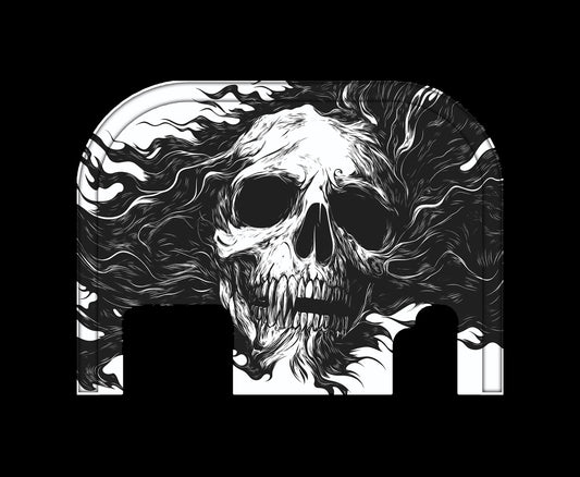 Skull Flames - Glock Back Plate