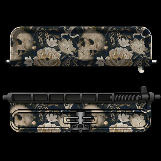 Skull Flowers - AR-15 Dust Cover