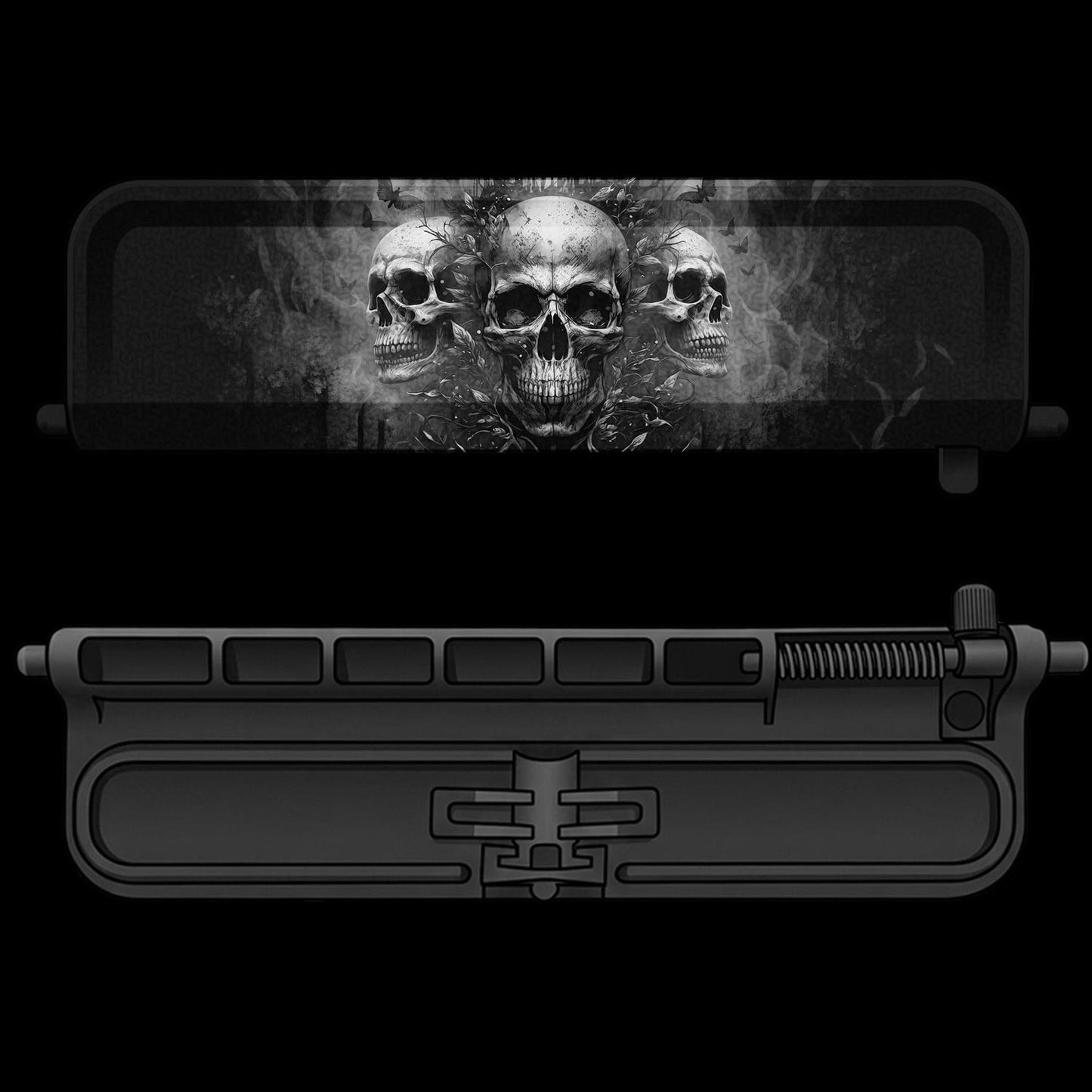 Tres Skulls - AR-15 Dust Cover